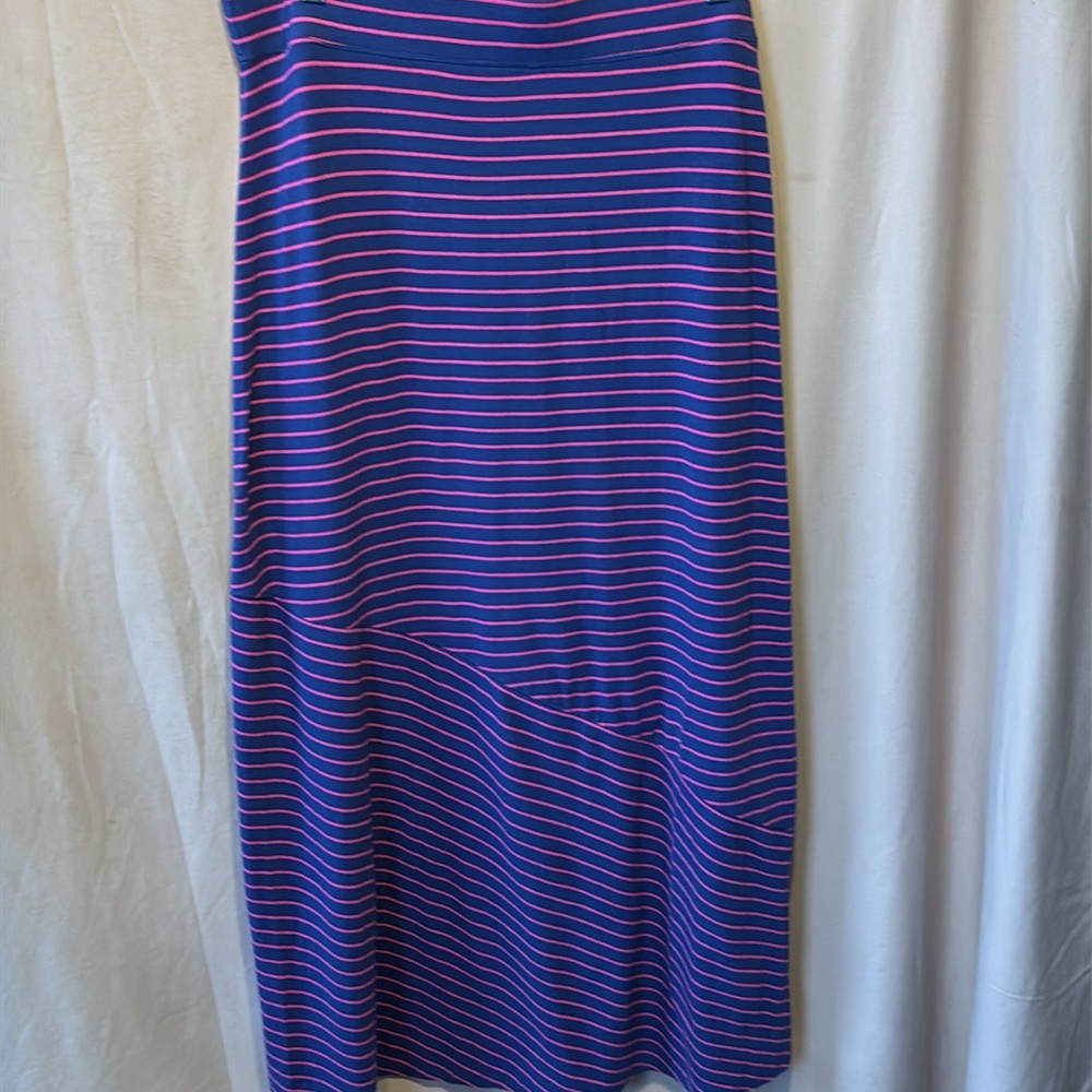 Sonoma striped Blue and Pink Maxi Skirt - Picture 4 of 7